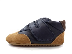 Pom Pom hjemmesko navy/camel